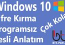 Windows 10 Şifre Kırma Resetleme Programsız